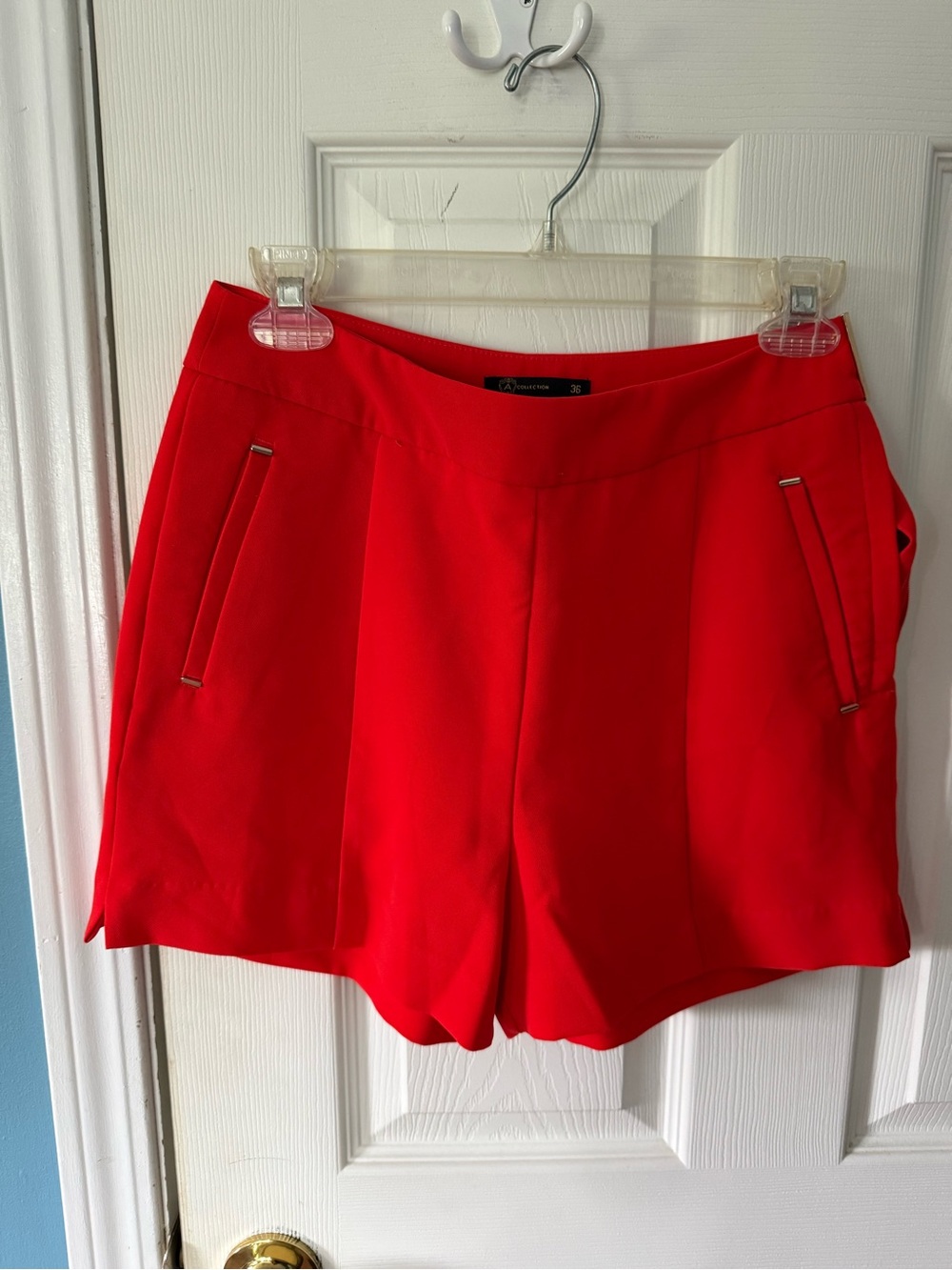 Tea Collection Bright Red Tailored Dress Shorts